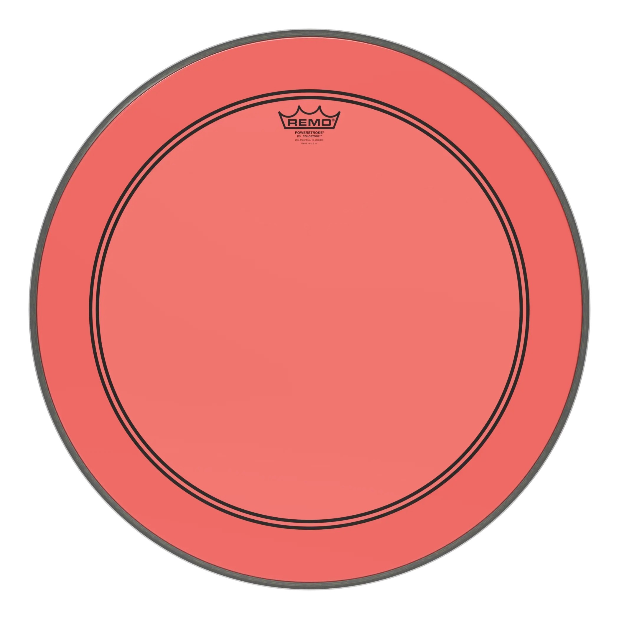 Пластик для барабана REMO P3-1322-CT-RD Bass Powerstroke 3 Red