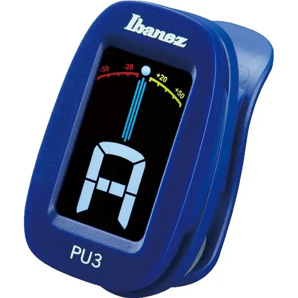 Тюнер Ibanez PU3-BL Clip Auto Tuner Blue