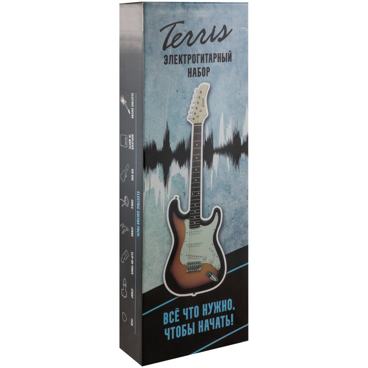 Электрогитара комплект TERRIS TPACK-1 BK