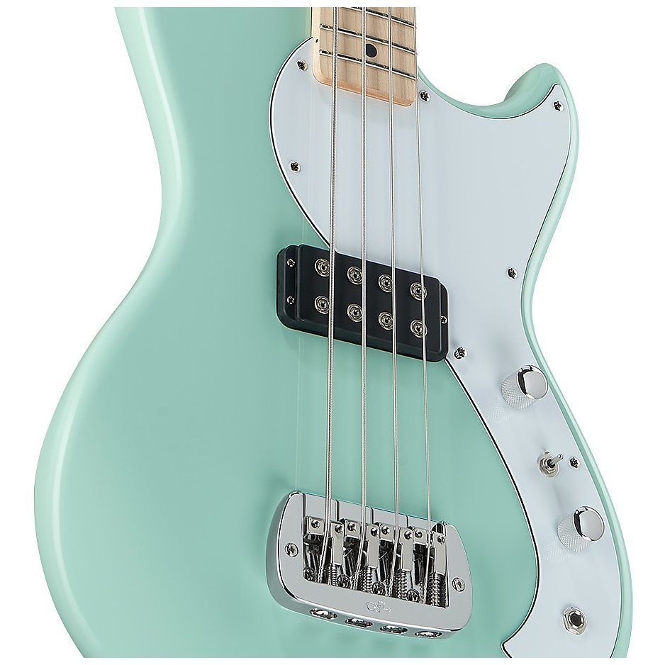 Бас-гитара G&L Tribute Fallout Bass Surf Green MP