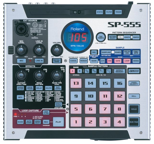 DJ сэмплер Roland SP-555