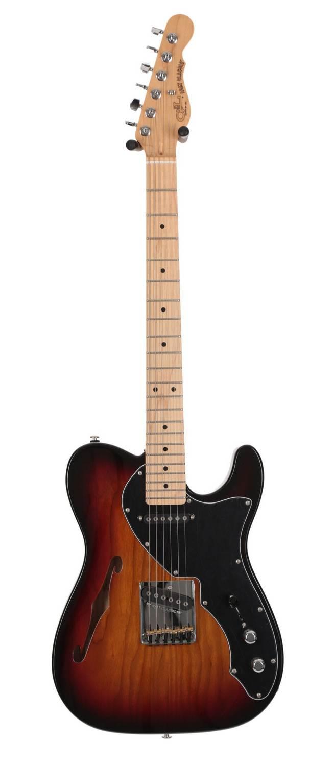 Электрогитара G&L ASAT Classic Thinline 3-Tone Sunburst MP