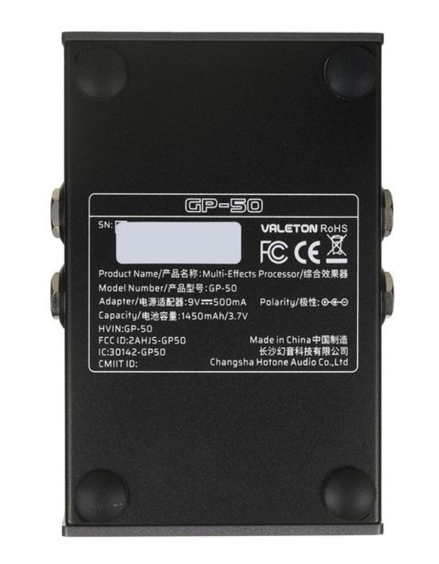 Гитарный процессор Valeton GP-50