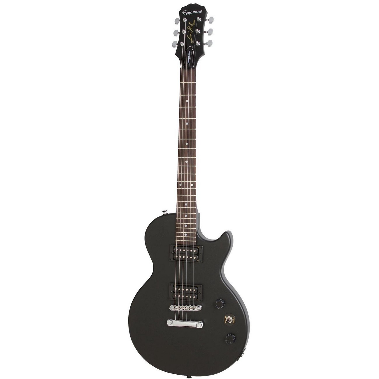 Электрогитара EPIPHONE Les Paul Special Satin E1 EBV Ebony Vintage
