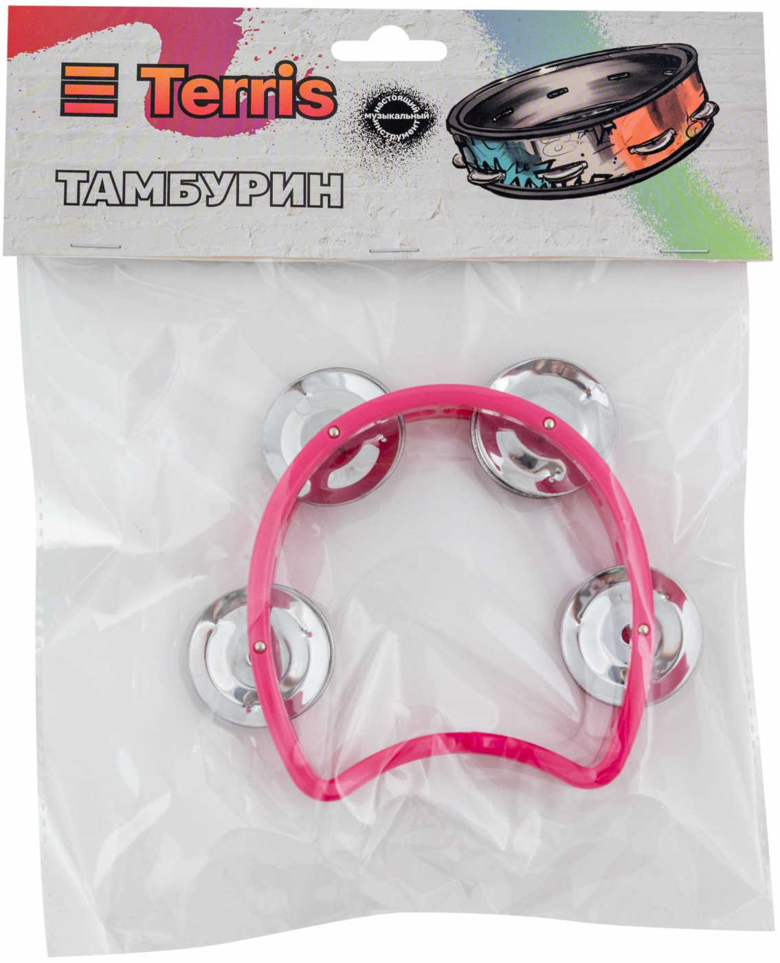 Тамбурин TERRIS XHST-P10 PK