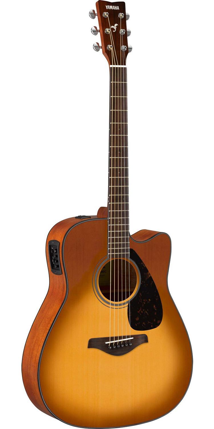 Электроакустическая гитара Yamaha FGX800C SAND BURST