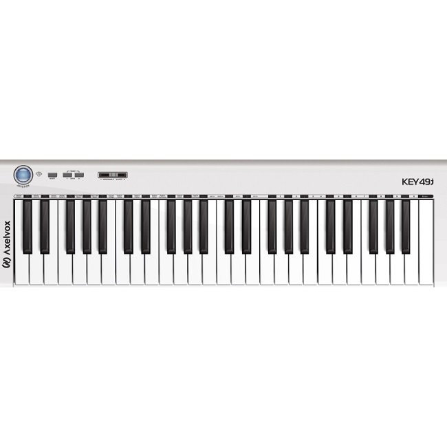 MIDI USB клавиатура Axelvox KEY49j White