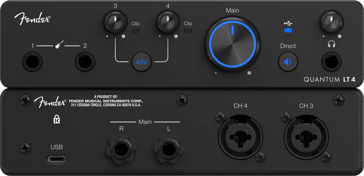 Аудиоинтерфейс FENDER QUANTUM LT4