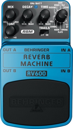 Педаль моделирования эффектов ревербирации BEHRINGER RV600