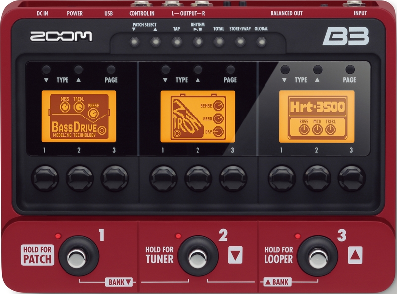 Басовый процессор Zoom B3