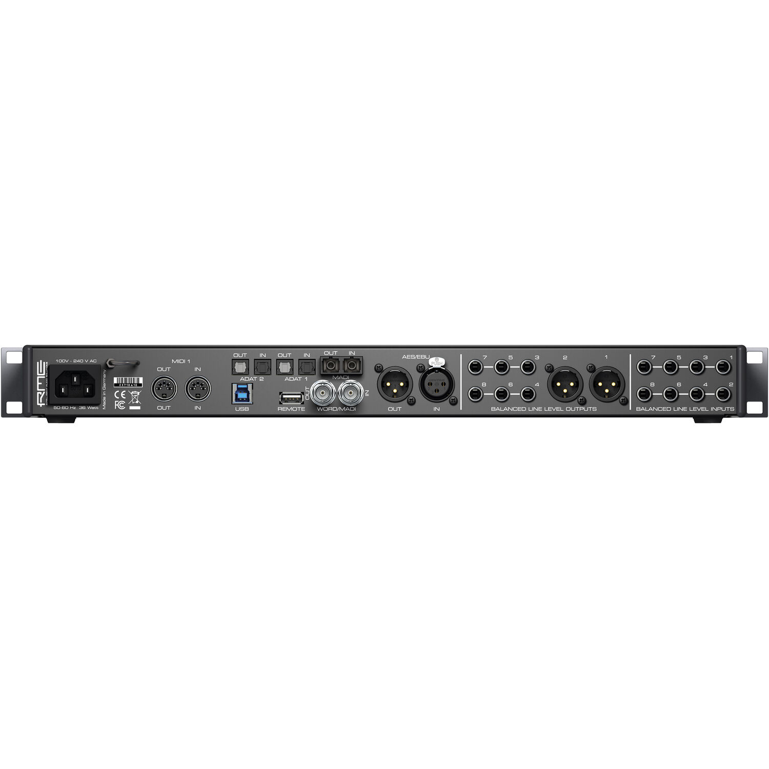 Аудиоинтерфейс RME Fireface UFX III