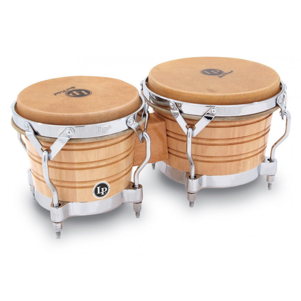 Бонго LP LP201AX-2 Generation II Wood Bongo Natural Chrome Hardware