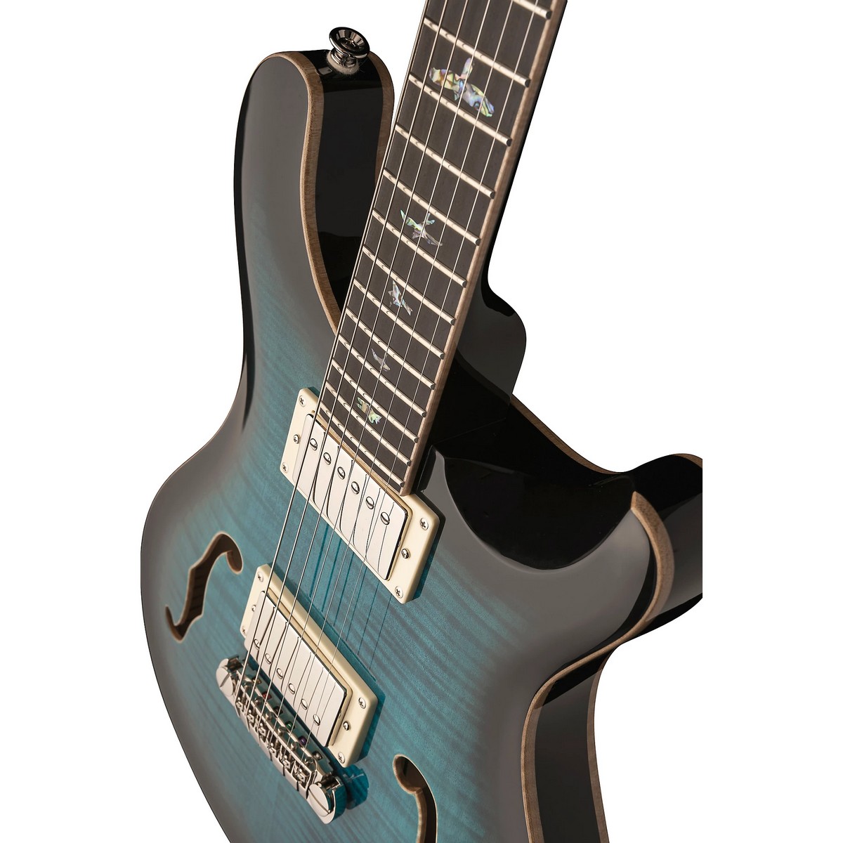 Электрогитара PRS SE Hollowbody-II Piezo, Peacock Blue Burst