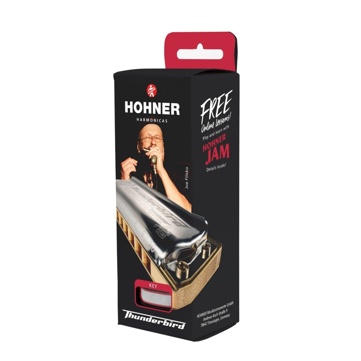 Губная гармошка HOHNER M201115x Marine Band Thunderbird Low E