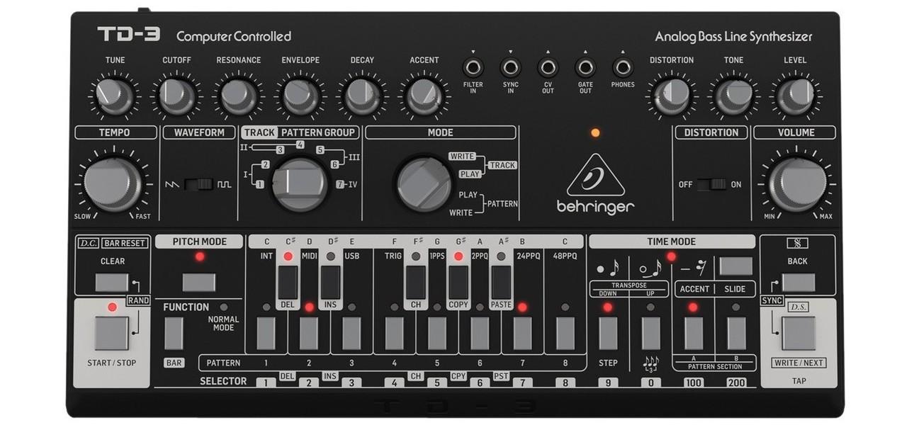 Синтезатор Behringer TD-3-BK