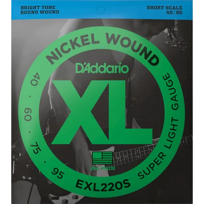 Струны для бас-гитары D'Addario EXL220S