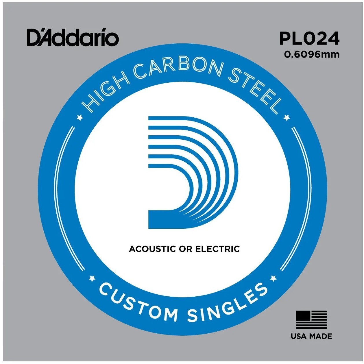 Одиночная струна D'ADDARIO PL024