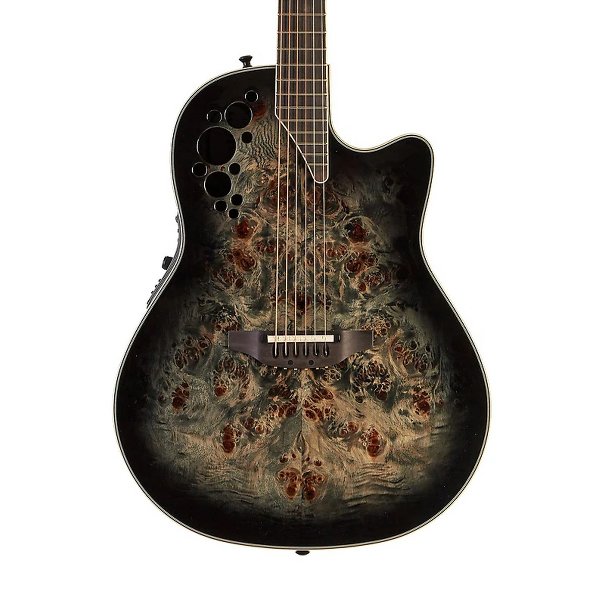 Электроакустическая гитара OVATION C2078AXP2-PB Exotic Elite Deep Bowl Cutaway Poplar Burl