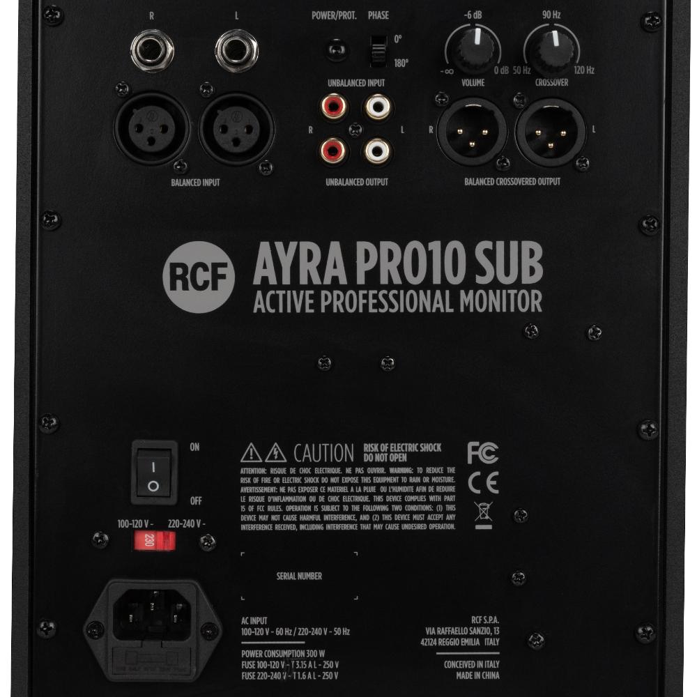 Сабвуфер RCF AYRA PRO 10S