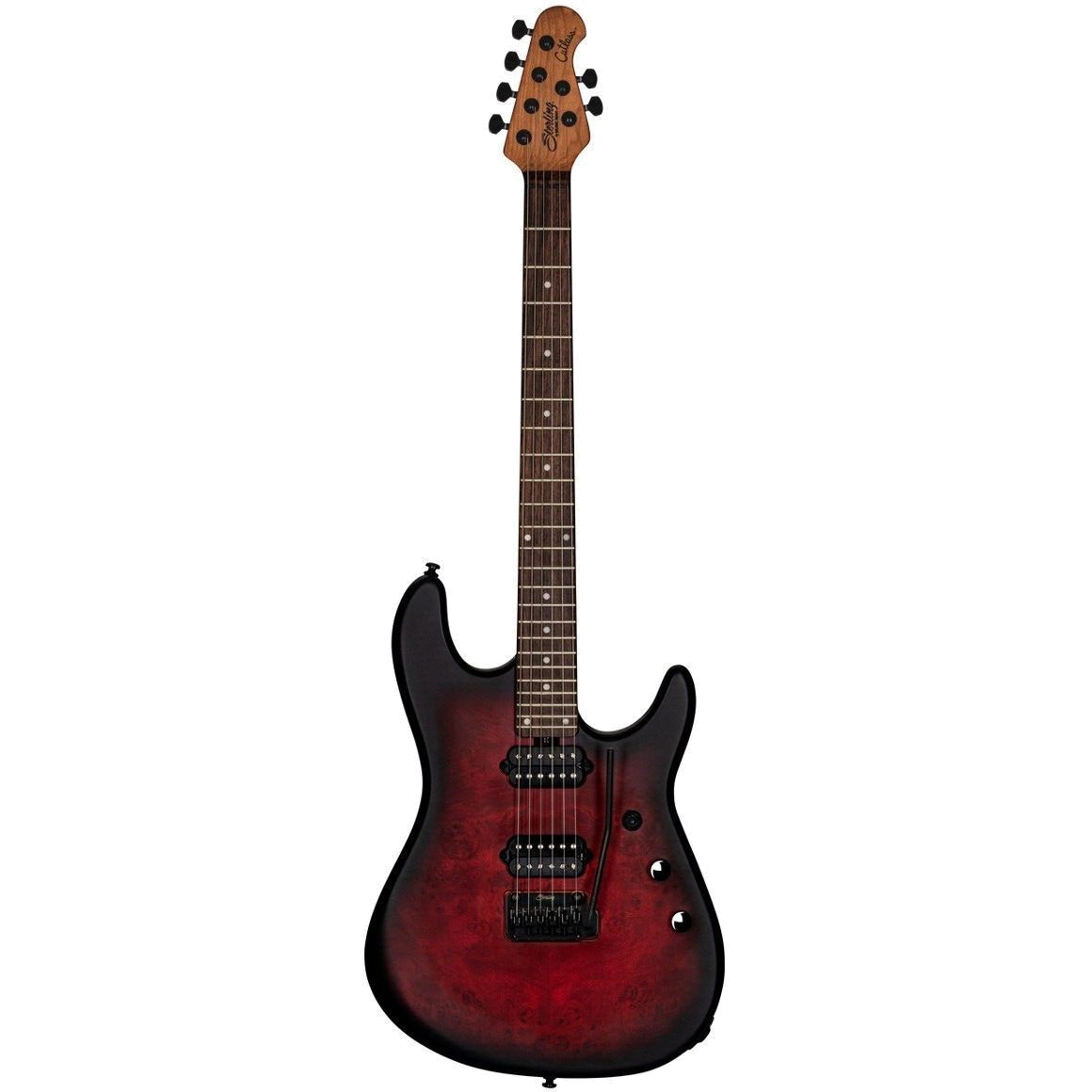 Электрогитара Sterling By MusicMan Jason Richardson6 Dark Scarlet Burst Satin