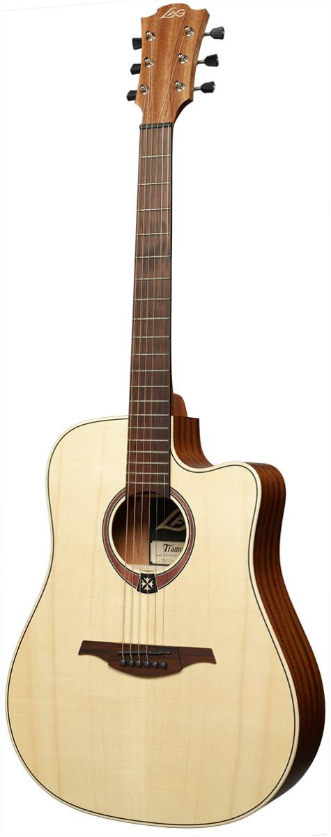 Электроакустическая гитара LAG T-70D CE NAT