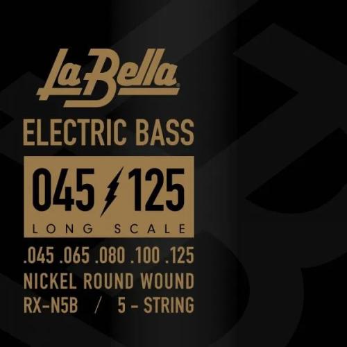 Струны для бас-гитары La Bella RX-N5A RX – Nickel