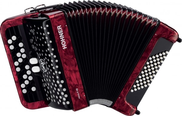 Баян Hohner Nova II 48 (красный)