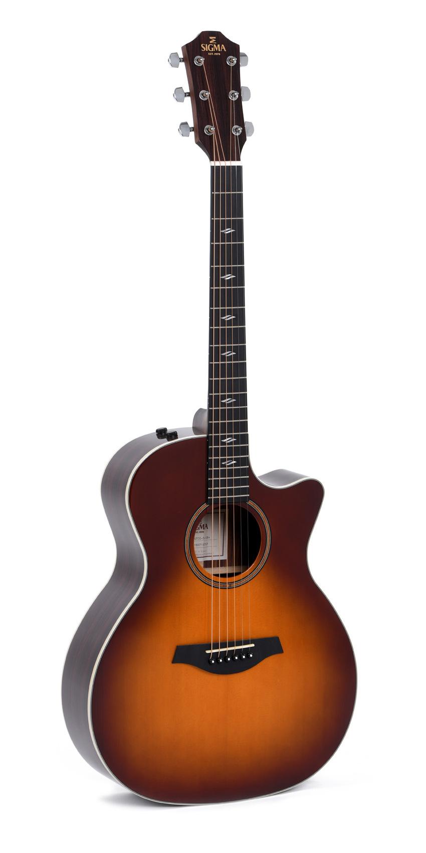 Электроакустическая гитара Sigma GTCE-2-SB+