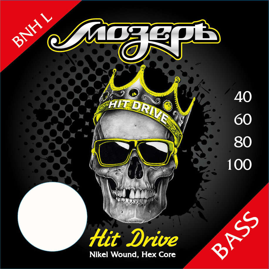 Струны для бас-гитары Мозеръ BNH-L Hit Drive