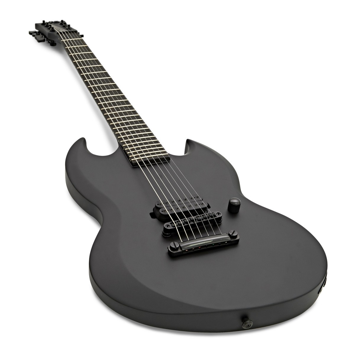Электрогитара ESP LTD VIPER-7 BARITONE BLACK METAL Black Satin