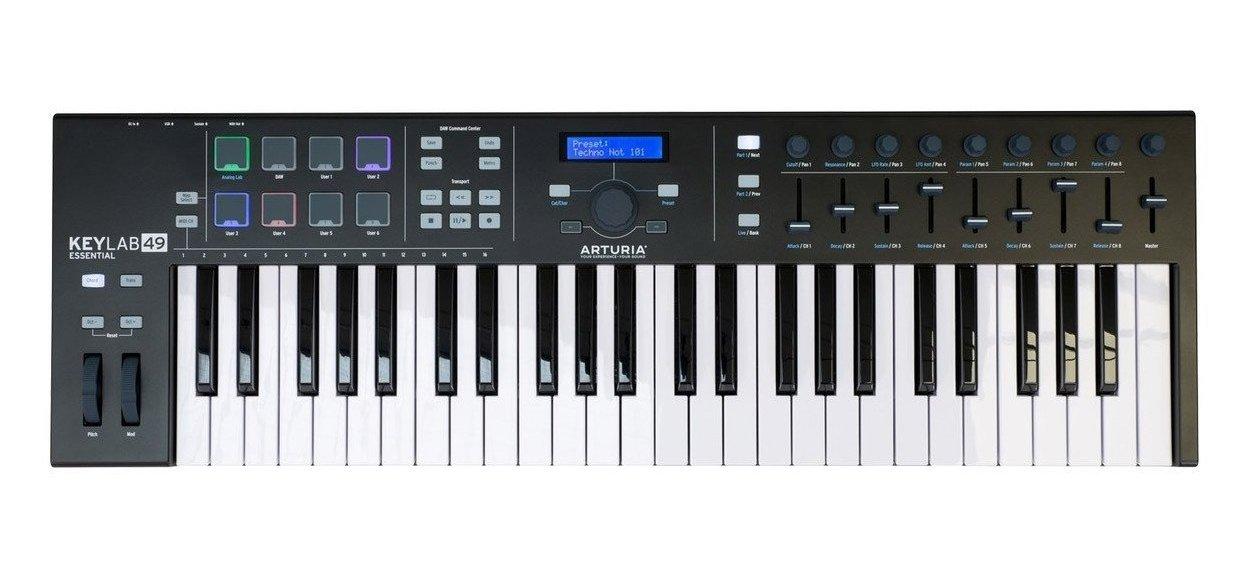 MIDI клавиатура Arturia KeyLab Essential 49 Black Edition