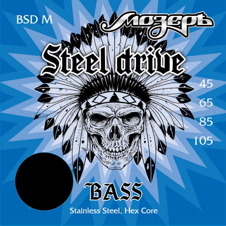 Струны для бас-гитары Мозеръ BSD-M Steel Drive