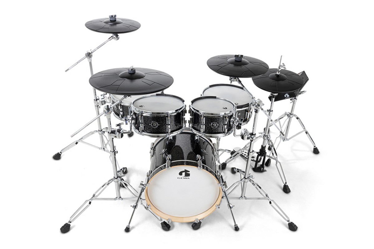 Электронная ударная установка GEWA G5 FLAT KIT Dark Mirror