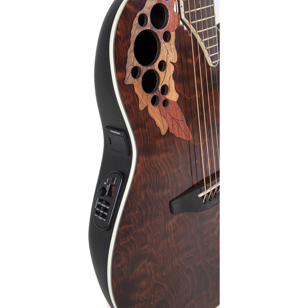 Электроакустическая гитара OVATION CE48P-TGE Celebrity Elite Plus Super Shallow Tiger Eye