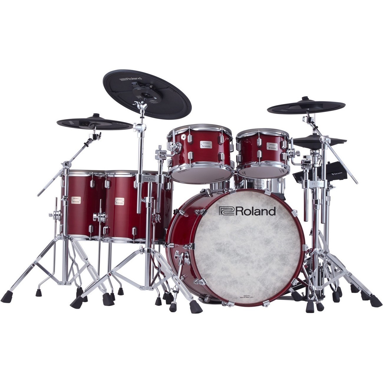 Электронная ударная установка Roland VAD716-GC + VAD716-1 + KD-22-GC + DTS-30S