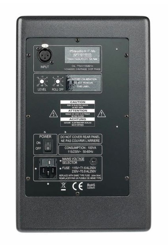 Студийный монитор PSI AUDIO A17-M Metal Black