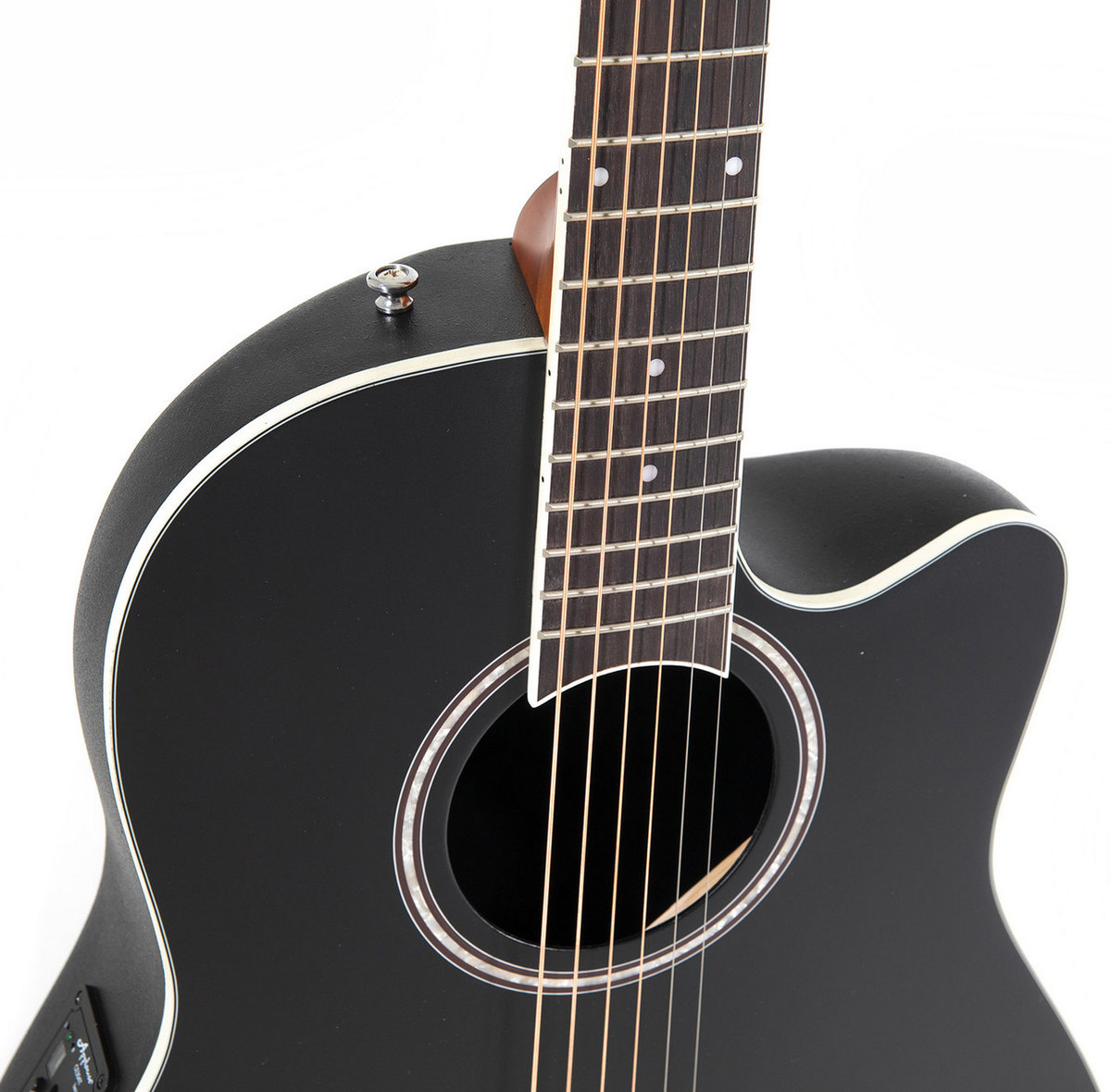Электроакустическая гитара APPLAUSE AB24II-5S Balladeer Cutaway Black Satin