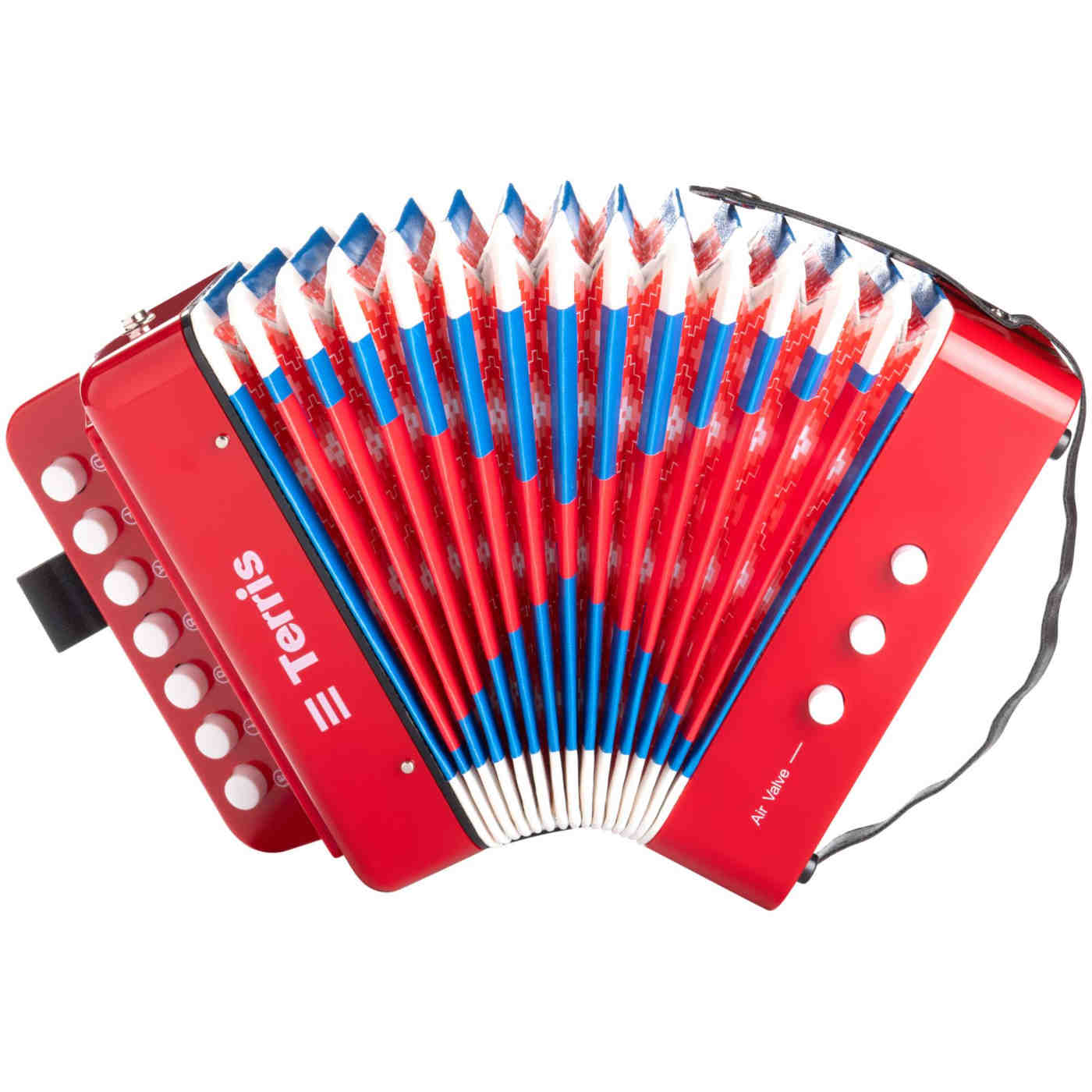 Гармошка детская TERRIS TB-7/2 RD-1