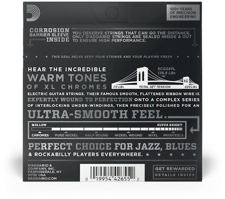 Струны для электрогитары D'Addario ECG24