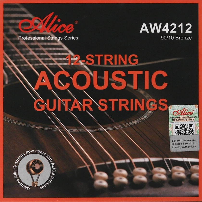 Струны для 12-струнной акустической гитары Alice AW4212-SL