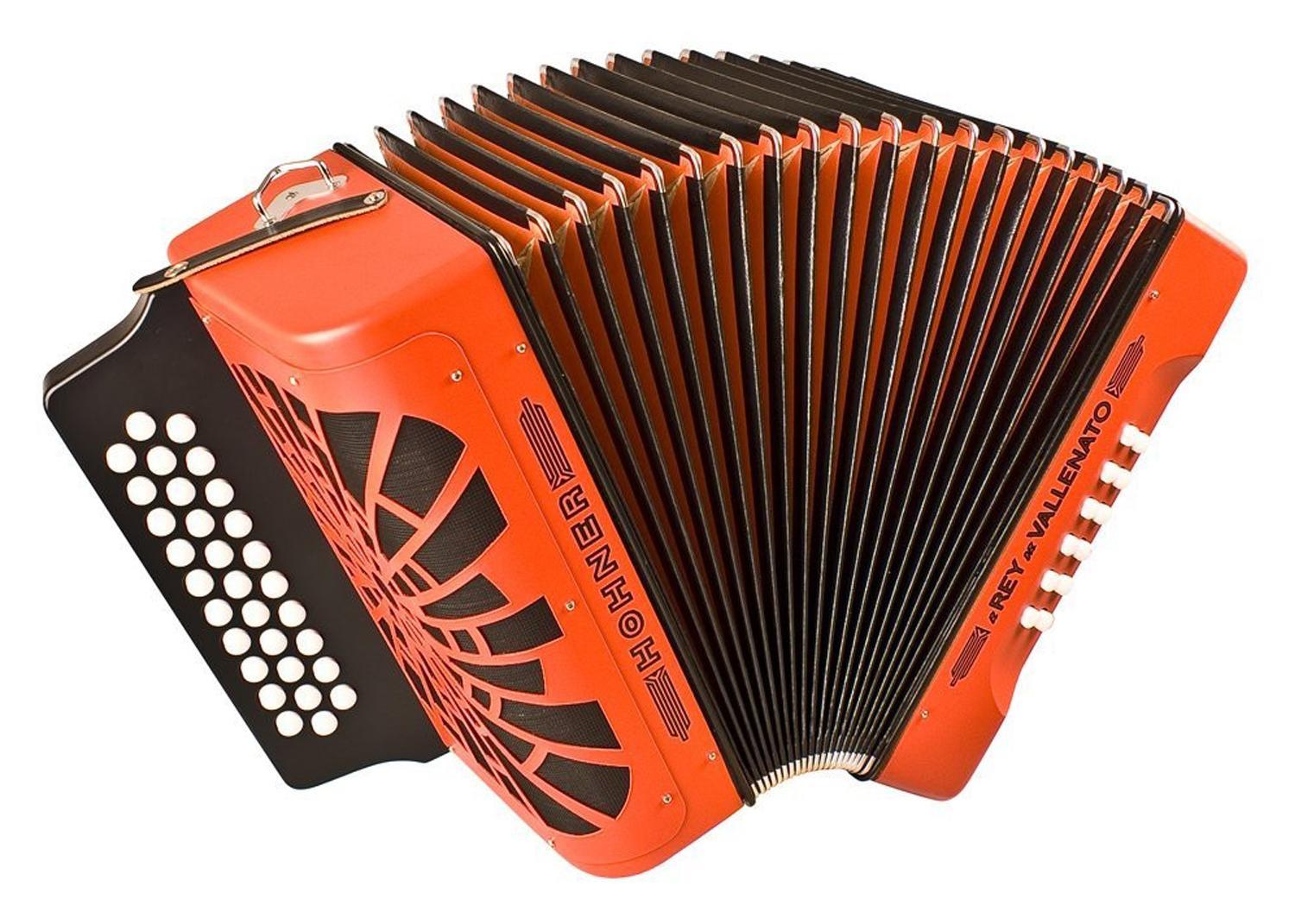 Баян HOHNER El Rey del Vallenato GCF, orange (A4925)