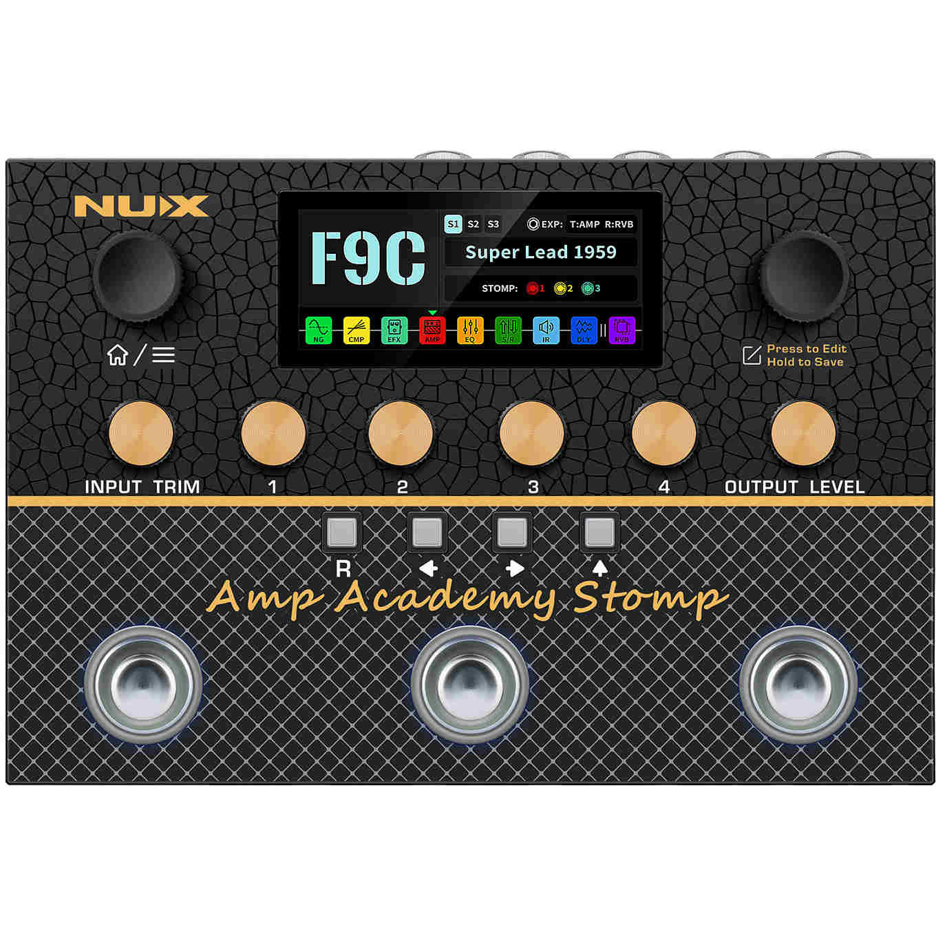 Педаль эффектов NUX NMA-3AAP Amp Academy Stomp