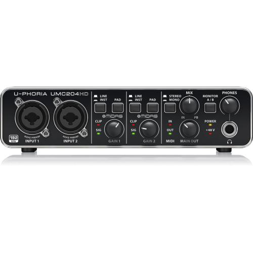 Аудиоинтерфейс Behringer UMC204HD