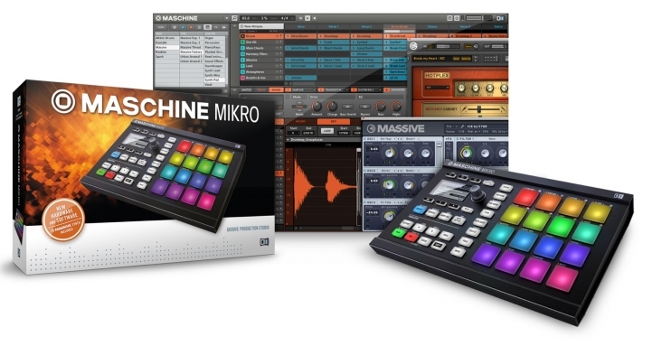 MIDI контроллер Native Instruments Maschine Mikro MkII Wht