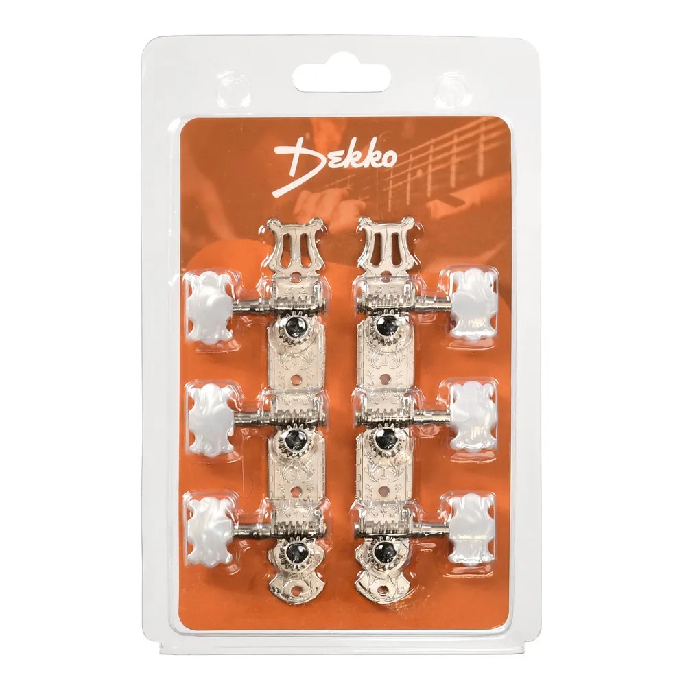 Колки на планке для классической гитары ROCKET PK-11 Nickel