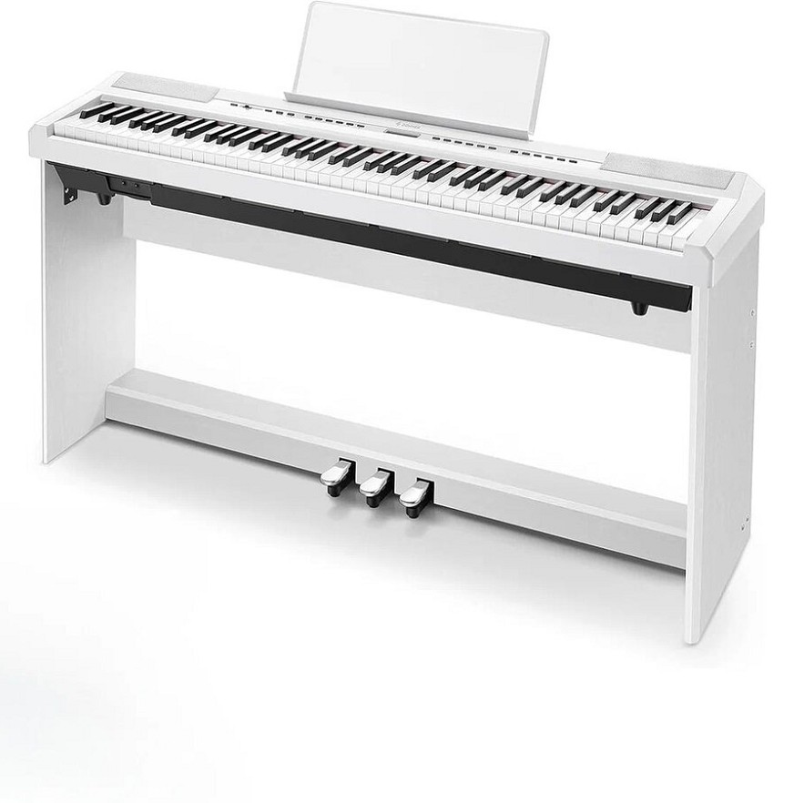 Цифровое пианино Donner DEP-20 White + Stand
