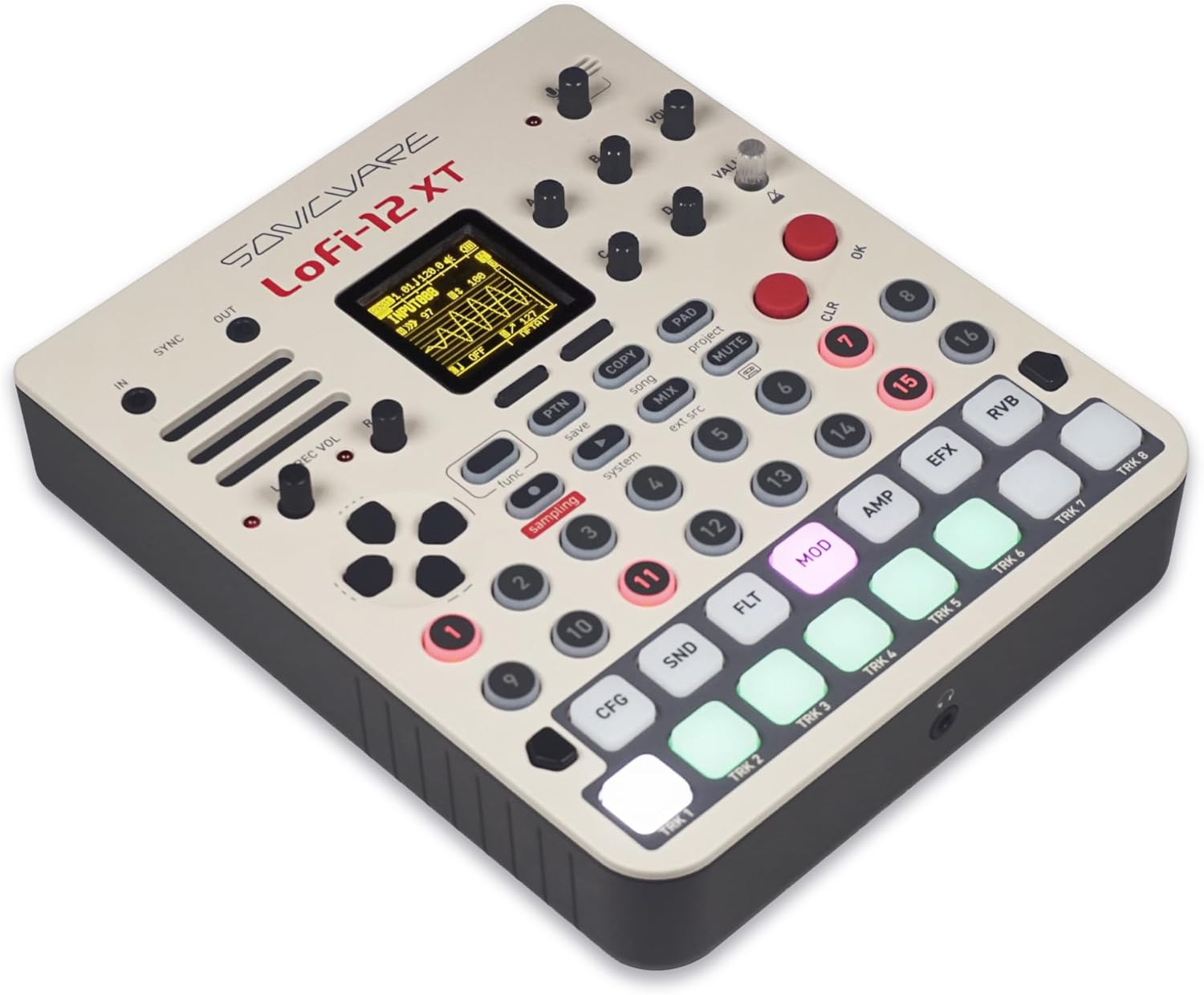 Сэмплер-грувбокс Sonicware Lofi-12 XT Limited Retro Edition