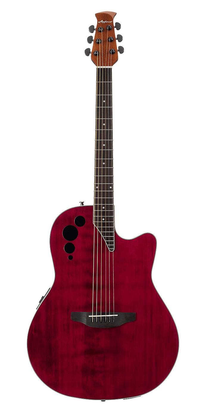 Электроакустическая гитара APPLAUSE AE44II-RR Mid Cutaway Ruby Red
