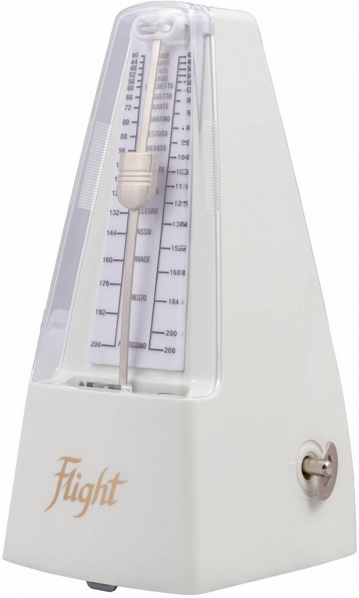 Метроном механический FLIGHT FMM-10 WHIT