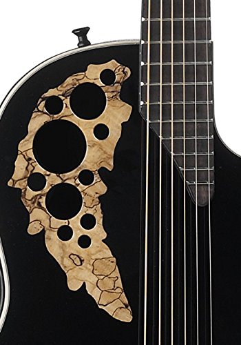 Электроакустическая гитара OVATION 1778TX-5GSM ELITE TX MID CUTAWAY, BLACK SPALTED